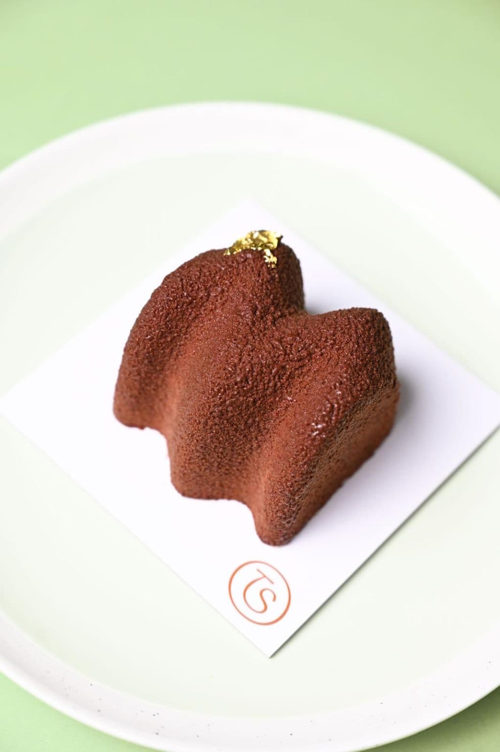 Premium dessert with chocolate mousse and fresh berries